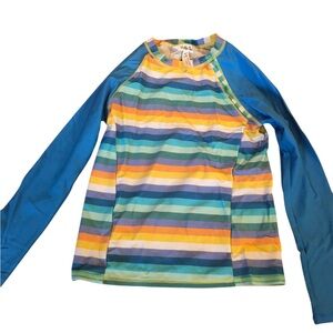 VGUC Matilda Jane Size 8 Floral Board Rash Guard